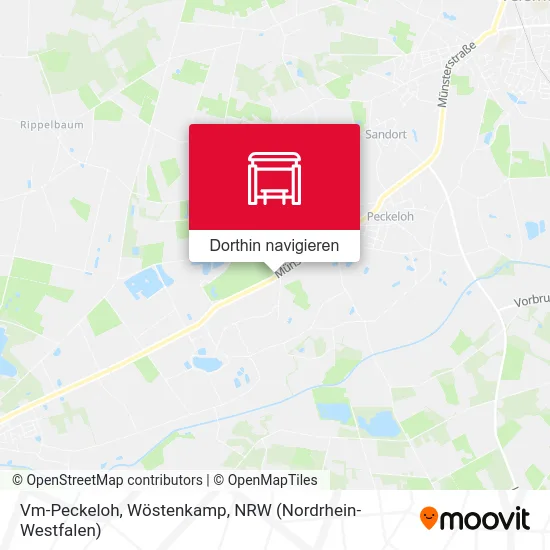 Vm-Peckeloh, Wöstenkamp Karte