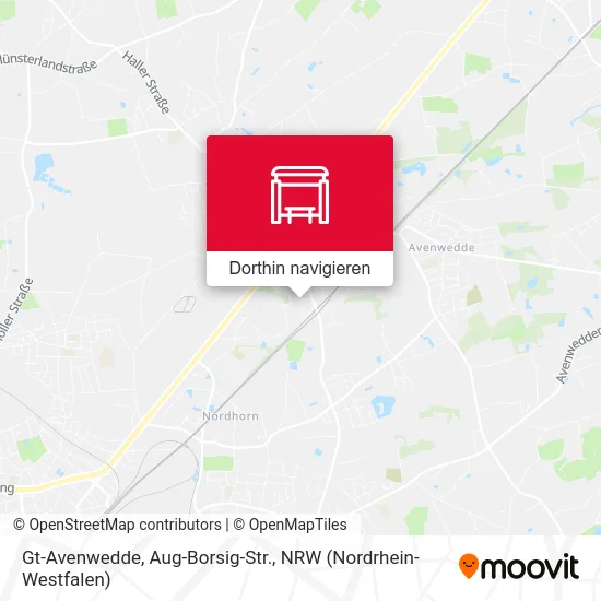 Gt-Avenwedde, Aug-Borsig-Str. Karte