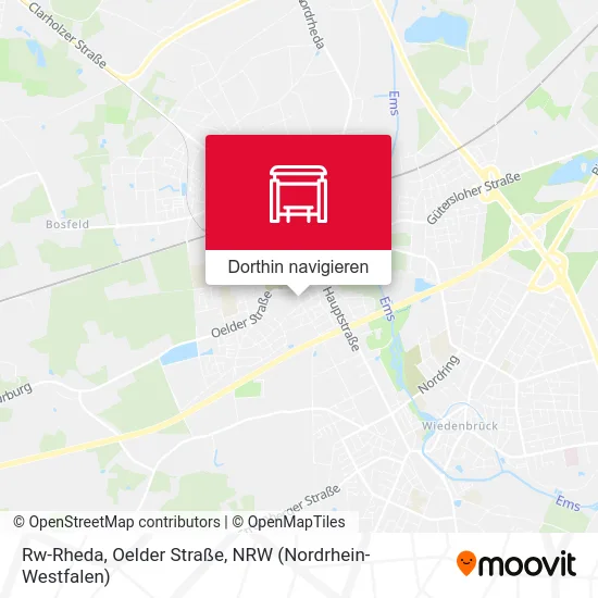 Rw-Rheda, Oelder Straße Karte