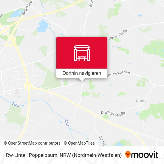 Rw-Lintel, Pöppelbaum Karte