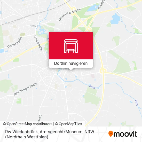 Rw-Wiedenbrück, Amtsgericht / Museum Karte