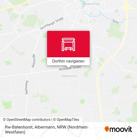 Rw-Batenhorst, Albermann Karte