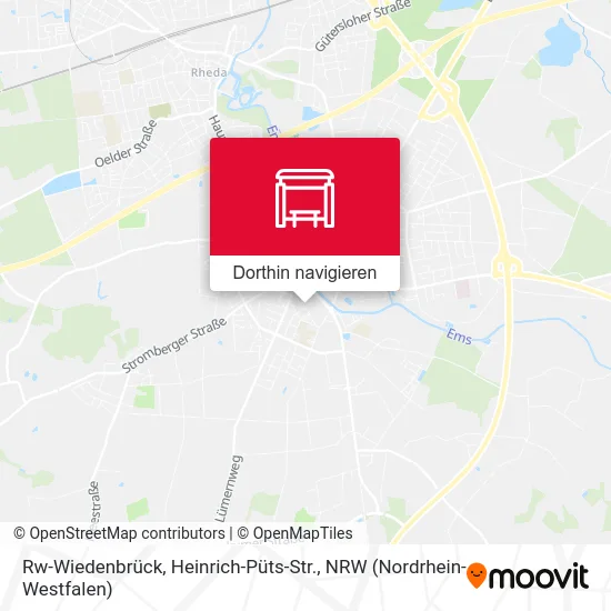 Rw-Wiedenbrück, Heinrich-Püts-Str. Karte
