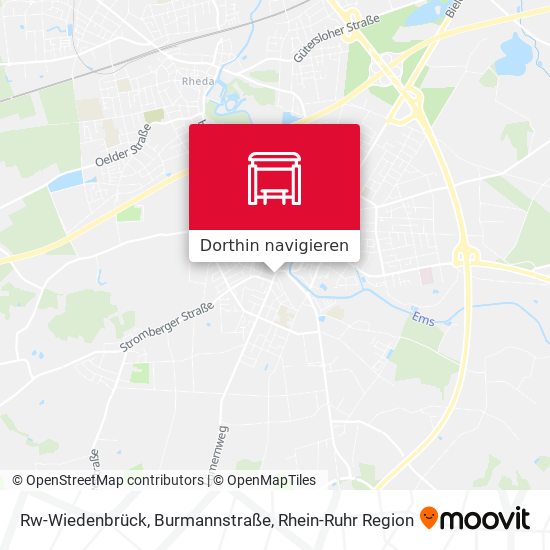 Rw-Wiedenbrück, Burmannstraße Karte