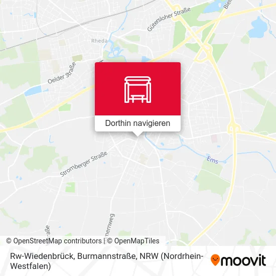 Rw-Wiedenbrück, Burmannstraße Karte