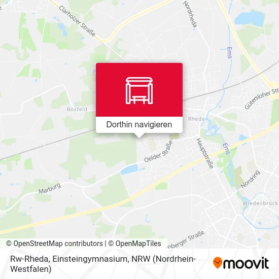 Rw-Rheda, Einsteingymnasium Karte