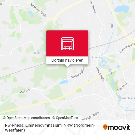 Rw-Rheda, Einsteingymnasium Karte