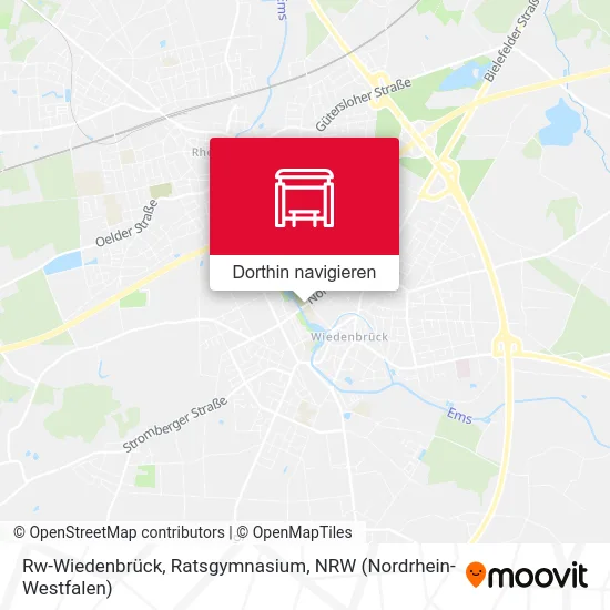 Rw-Wiedenbrück, Ratsgymnasium Karte