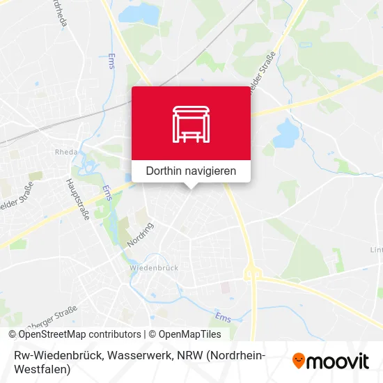 Rw-Wiedenbrück, Wasserwerk Karte