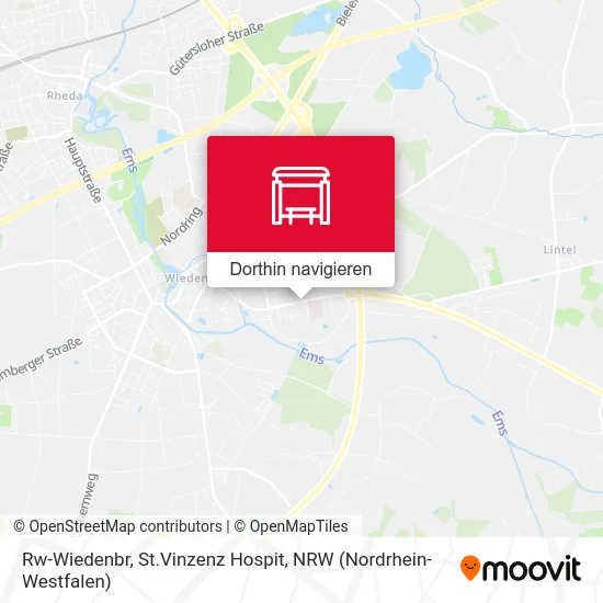 Rw-Wiedenbr, St.Vinzenz Hospit Karte