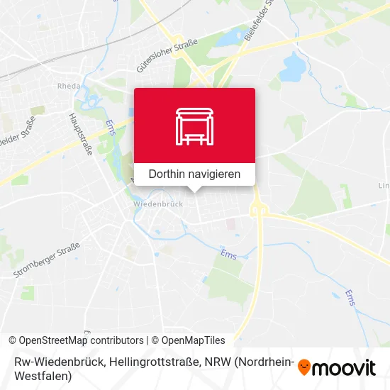 Rw-Wiedenbrück, Hellingrottstraße Karte