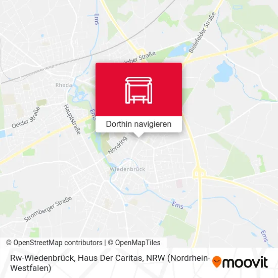 Rw-Wiedenbrück, Haus Der Caritas Karte