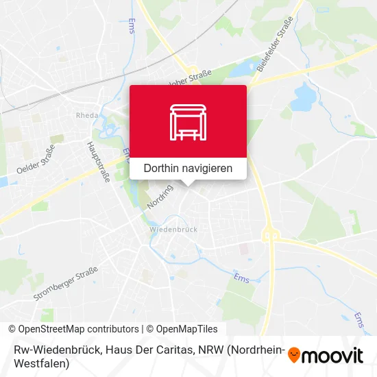 Rw-Wiedenbrück, Haus Der Caritas Karte