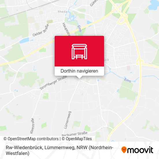 Rw-Wiedenbrück, Lümmernweg Karte