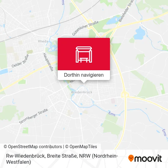 Rw-Wiedenbrück, Breite Straße Karte