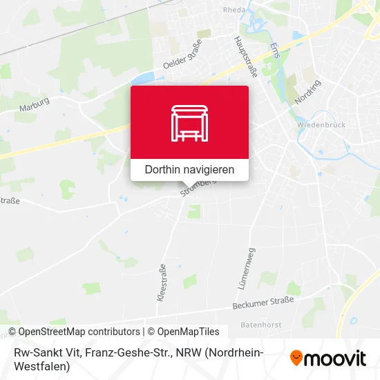 Rw-Sankt Vit, Franz-Geshe-Str. Karte