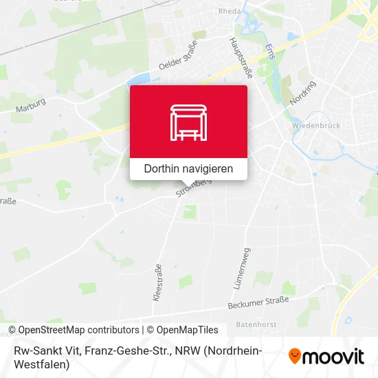 Rw-Sankt Vit, Franz-Geshe-Str. Karte