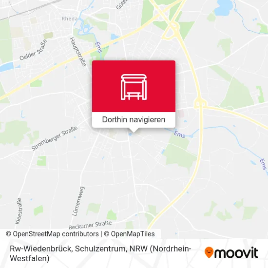 Rw-Wiedenbrück, Schulzentrum Karte