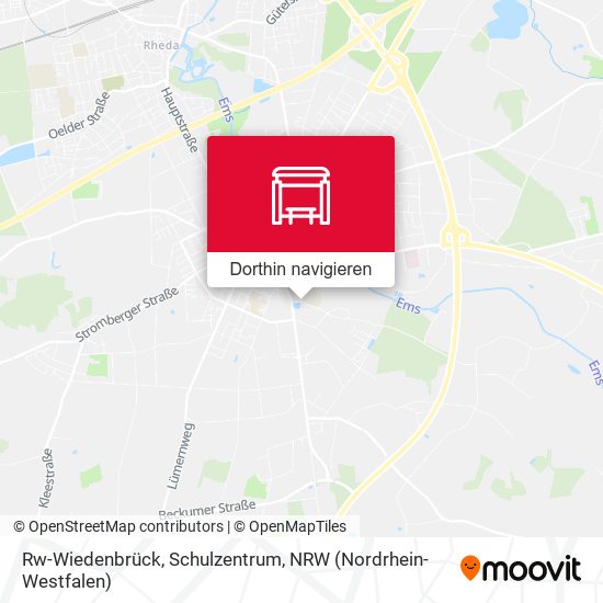 Rw-Wiedenbrück, Schulzentrum Karte