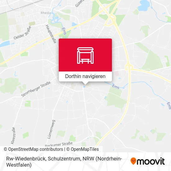 Rw-Wiedenbrück, Schulzentrum Karte