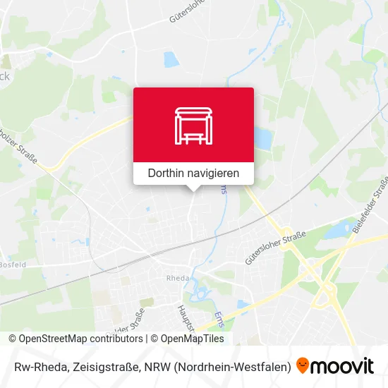 Rw-Rheda, Zeisigstraße Karte