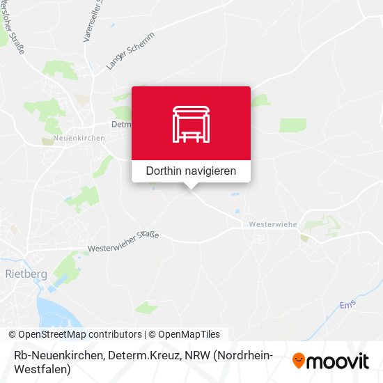 Rb-Neuenkirchen, Determ.Kreuz Karte