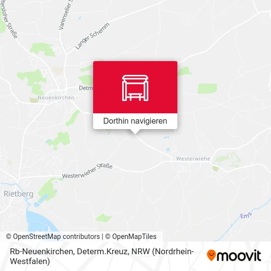 Rb-Neuenkirchen, Determ.Kreuz Karte