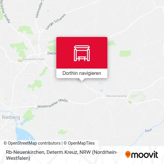 Rb-Neuenkirchen, Determ.Kreuz Karte