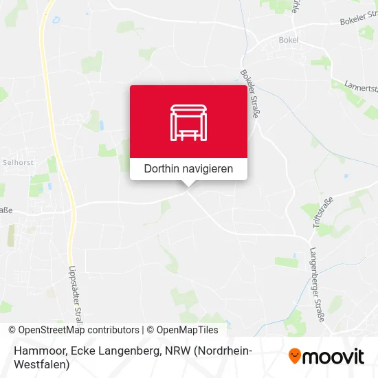 Hammoor, Ecke Langenberg Karte