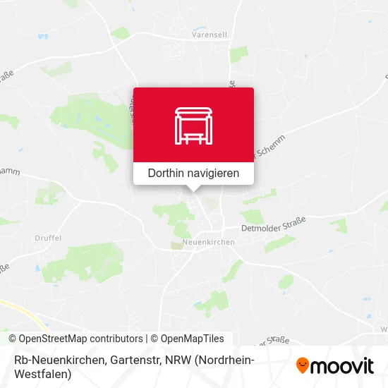 Rb-Neuenkirchen, Gartenstr Karte