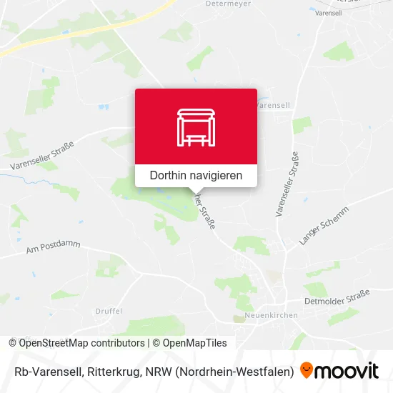 Rb-Varensell, Ritterkrug Karte