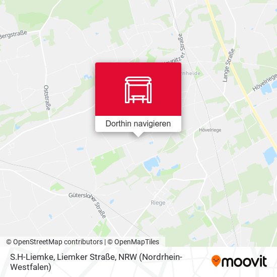 S.H-Liemke, Liemker Straße Karte