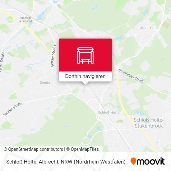 Schloß Holte, Albrecht Karte