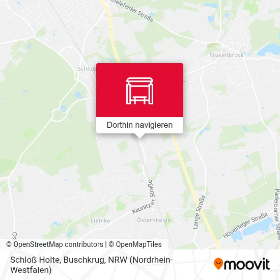 Schloß Holte, Buschkrug Karte