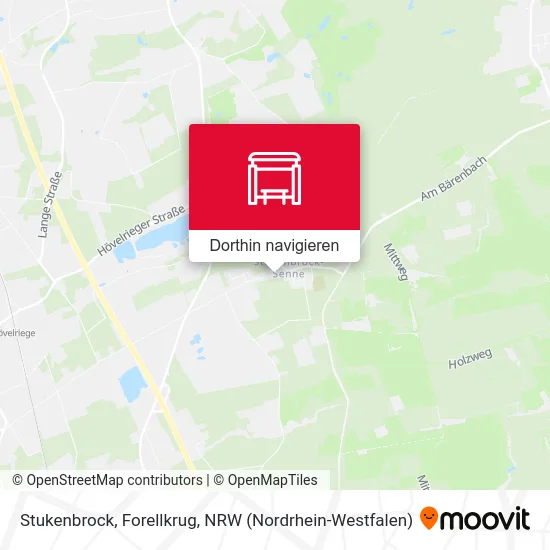 Stukenbrock, Forellkrug Karte