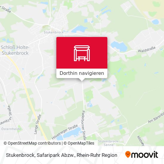 Stukenbrock, Safaripark Abzw. Karte