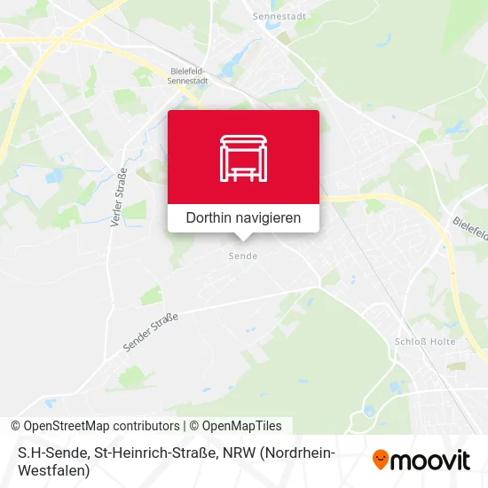 S.H-Sende, St-Heinrich-Straße Karte