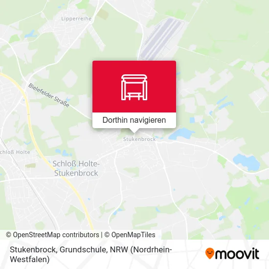 Stukenbrock, Grundschule Karte