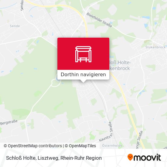 Schloß Holte, Lisztweg Karte