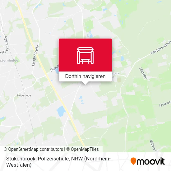 Stukenbrock, Polizeischule Karte