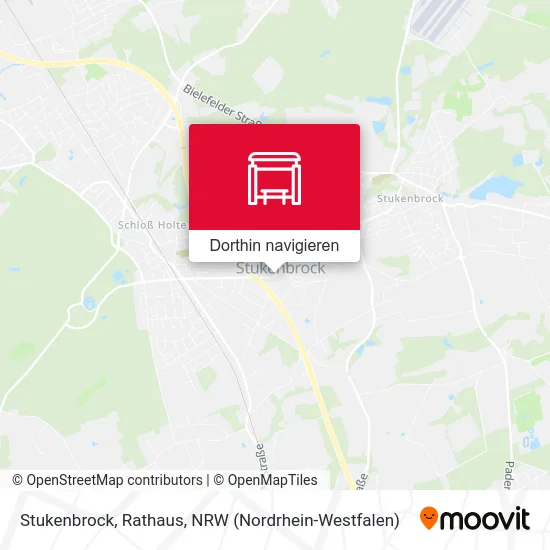 Stukenbrock, Rathaus Karte