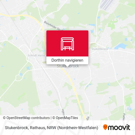 Stukenbrock, Rathaus Karte