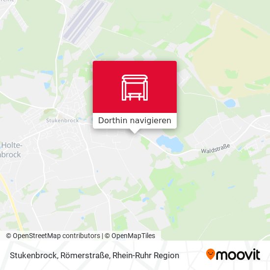 Stukenbrock, Römerstraße Karte