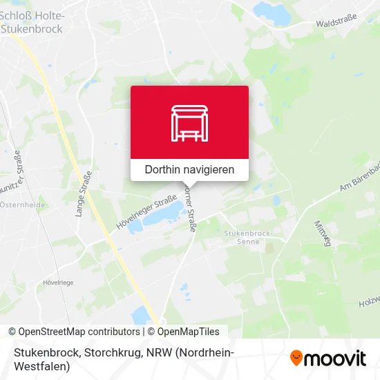 Stukenbrock, Storchkrug Karte