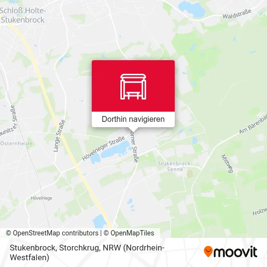 Stukenbrock, Storchkrug Karte