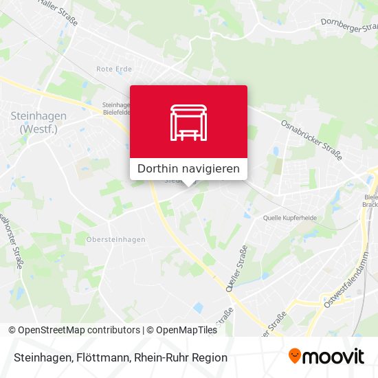 Steinhagen, Flöttmann Karte