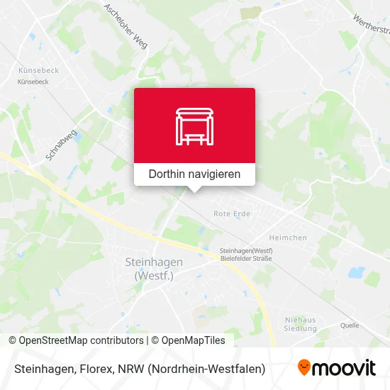 Steinhagen, Florex Karte