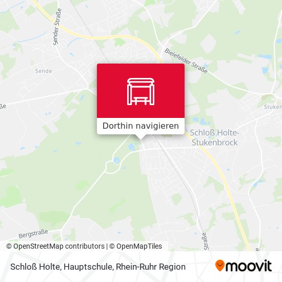 Schloß Holte, Hauptschule Karte