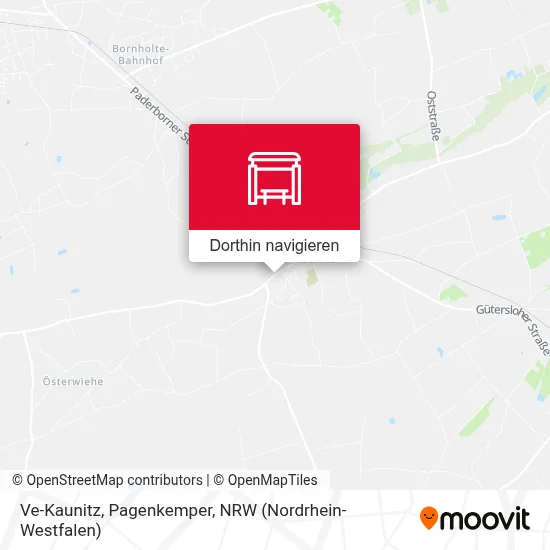 Ve-Kaunitz, Pagenkemper Karte