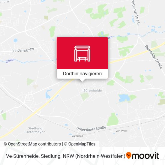 Ve-Sürenheide, Siedlung Karte